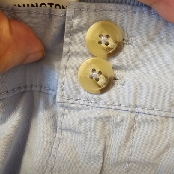 Blue Penningtons Women's Ribbed Waistband Cotton Capri Pants - Picture 4 of 11